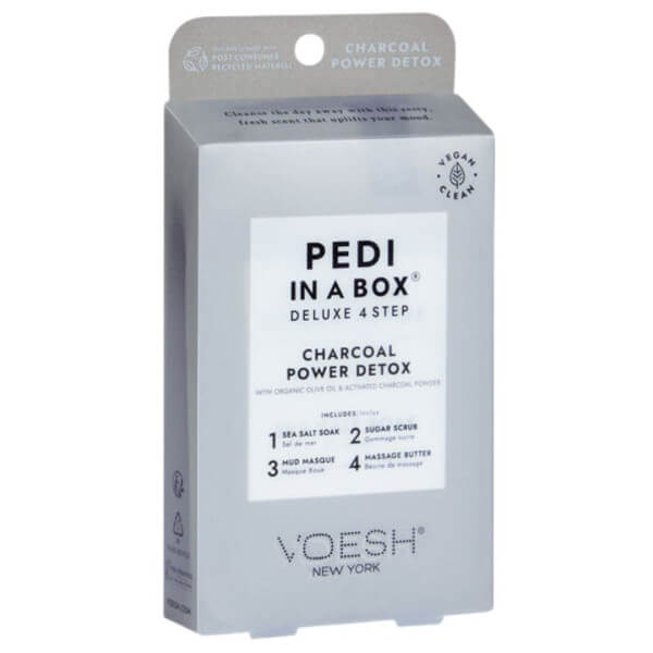 Pedi in Box Deluxe Charcoal cuidado de los pies Voesh