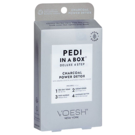 Pedi in Box Deluxe Charcoal foot care Voesh