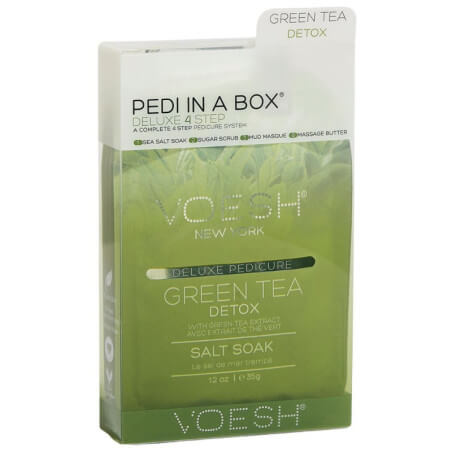 Pedi in Box Deluxe Green Tea foot care Voesh