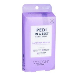 Tratamento de pés de 3 etapas Lavanda Pedi in Box VOESH