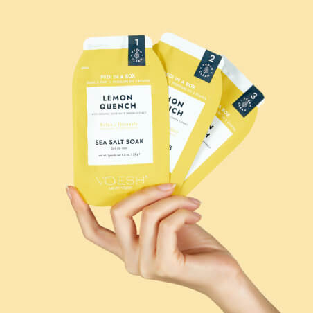 VOESH pedi in a box 3 step lemon