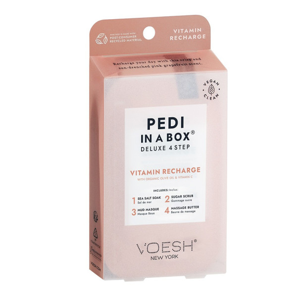 Soin des pieds 4 étapes Vitamin Recharge Pedi in Box VOESH