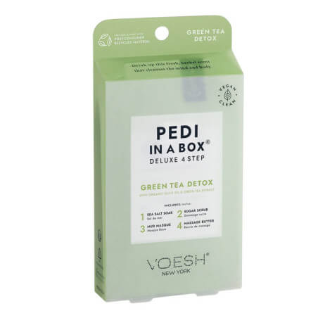 Pedi in Box Deluxe Cura dei piedi al tè verde Voesh