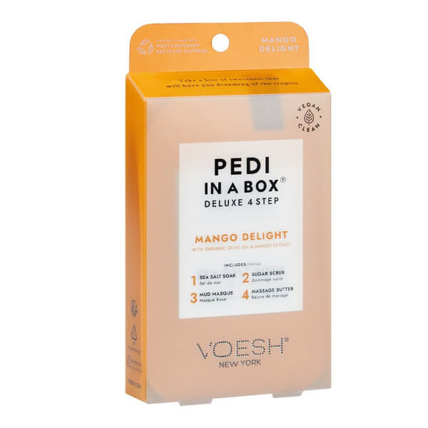 Voetverzorging 4 stappen Mango Mango Delight Pedi in Box VOESH