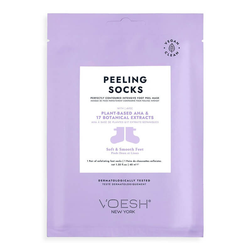 Meias esfoliantes de lavanda Peeling VOESH.