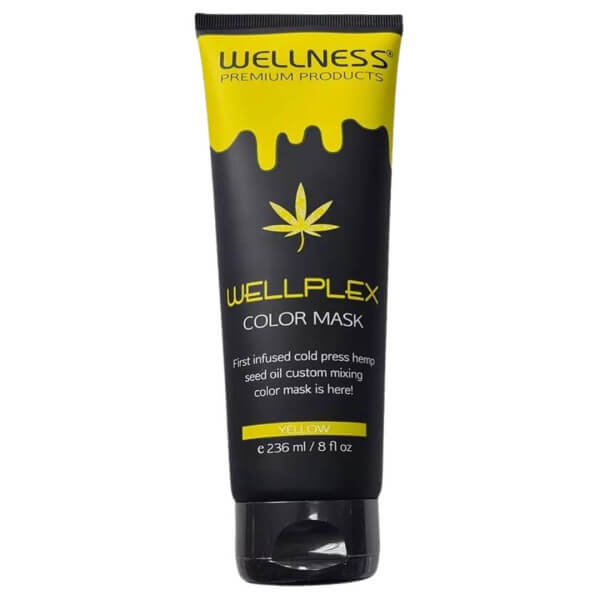 Máscara pigmentante amarela Wellplex Color Mask Wellness 250ML Máscara pigmentante amarela Wellplex Color Mask Wellness 250ML