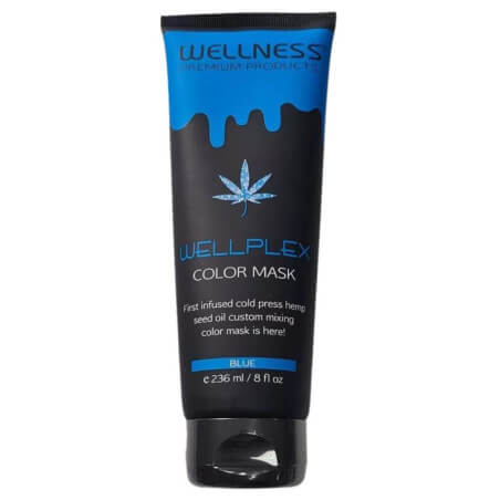 Máscara pigmentante azul pato Teal Yellow Wellplex Color Mask Wellness 250ML