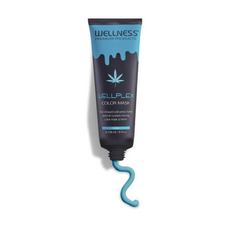 Máscara pigmentante azul-pato Teal Wellplex Color Mask Wellness 250ML