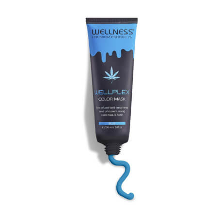Máscara pigmentante azul Blue Yellow Wellplex Color Mask Wellness 250ML