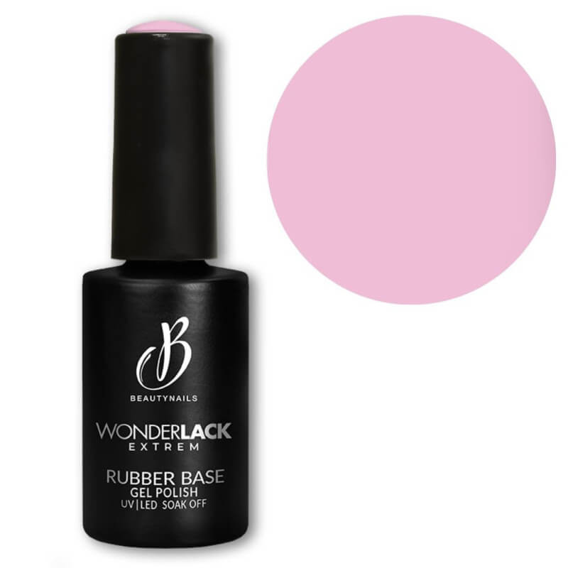 Base de goma rosa brillante Beauty Nails 8ML