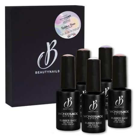 Coffret coleção base de borracha Beauty Nails