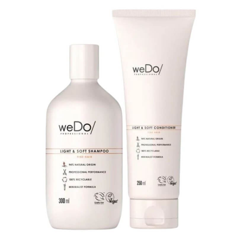 Dúo para cabello fino Hidratación y Suavidad weDo/ Professional