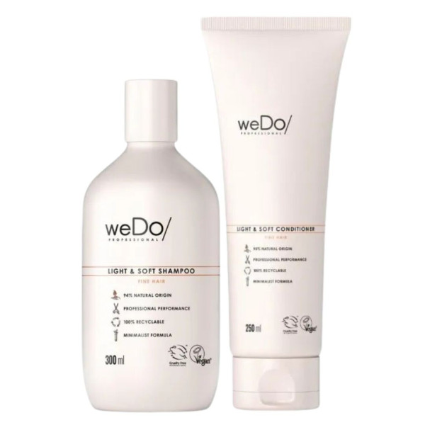 Duo per capelli fini Idratazione e morbidezza weDo/ Professional