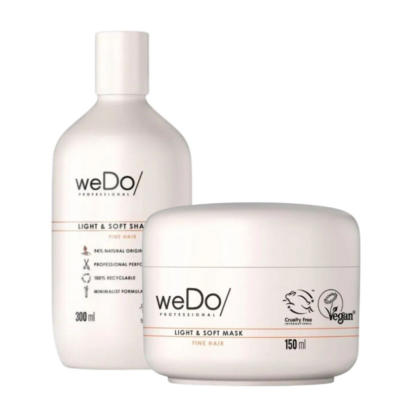 Duo per capelli fini Idratazione e morbidezza weDo/ Professional