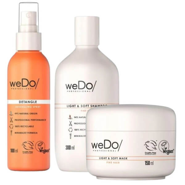 Duo per capelli fini Idratazione e morbidezza weDo/ Professional