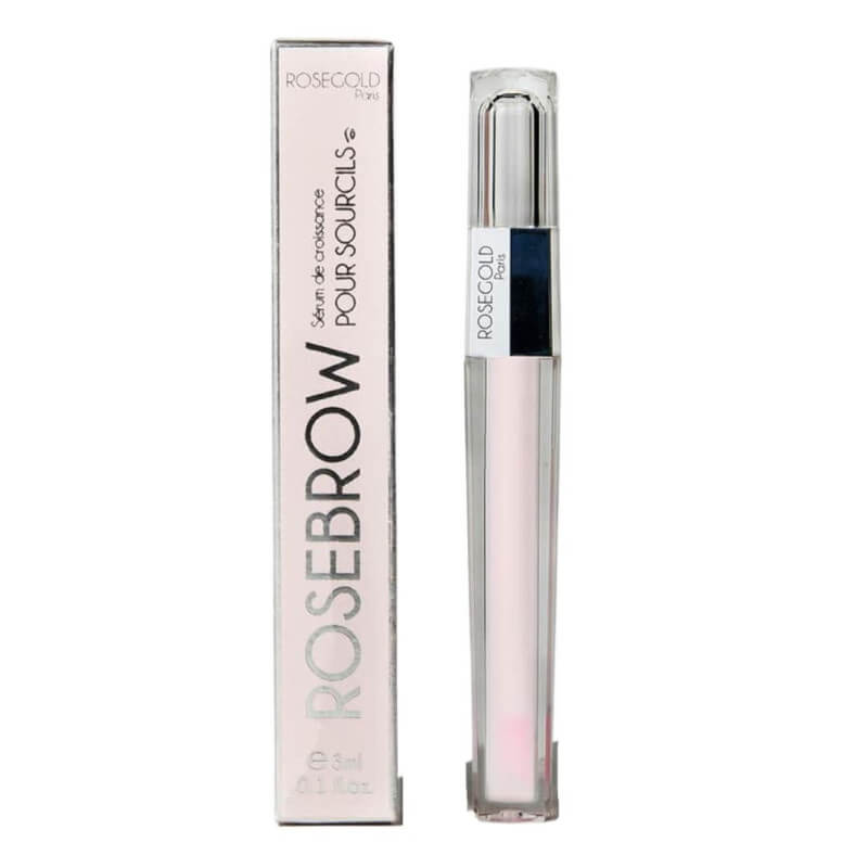 Growth serum for eyebrows ROSEBROW Rosegold Paris 3ml