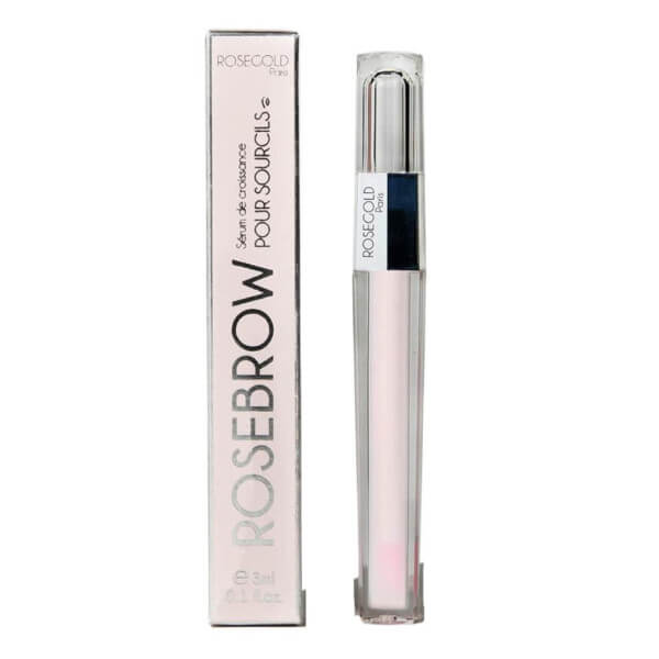 Growth serum for eyebrows ROSEBROW Rosegold Paris 3ml