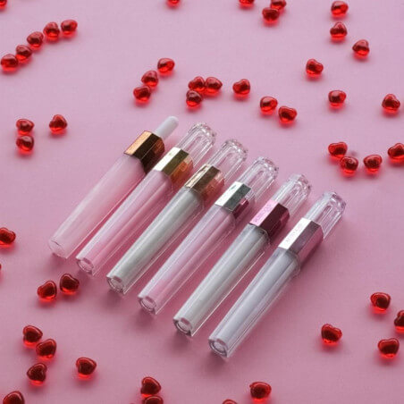 Set van serums voor wimpers, wenkbrauwen, lippen, haar, nagels, ogencontour ROSEBOX Rosegold Paris.