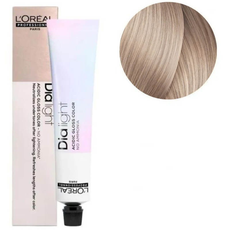 Coloration Dia Light Pearls n°10.82 blond très très clair milshake mocca irisé L'Oréal Professionnel 50ML