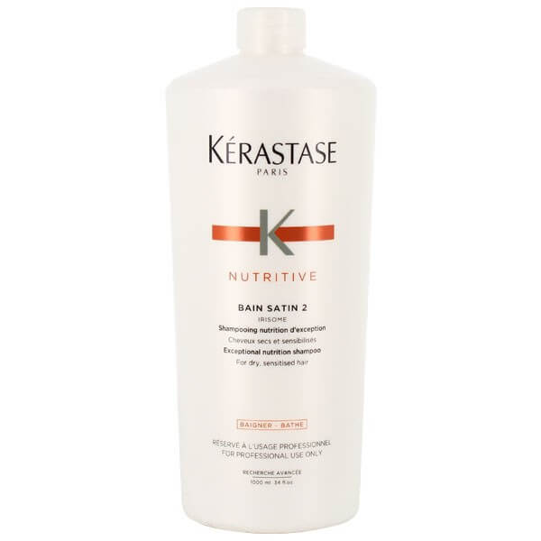 Bain Satin 2 cheveux secs à sensibilisés Nutritive Kérastase 1L Bain Satin 2 cheveux secs à sensibilisés Nutritive Kérastase 1L
