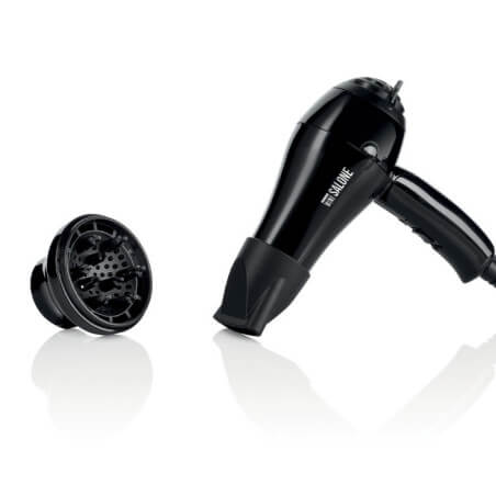 Secador de cabelo de viagem mini dobrável preto