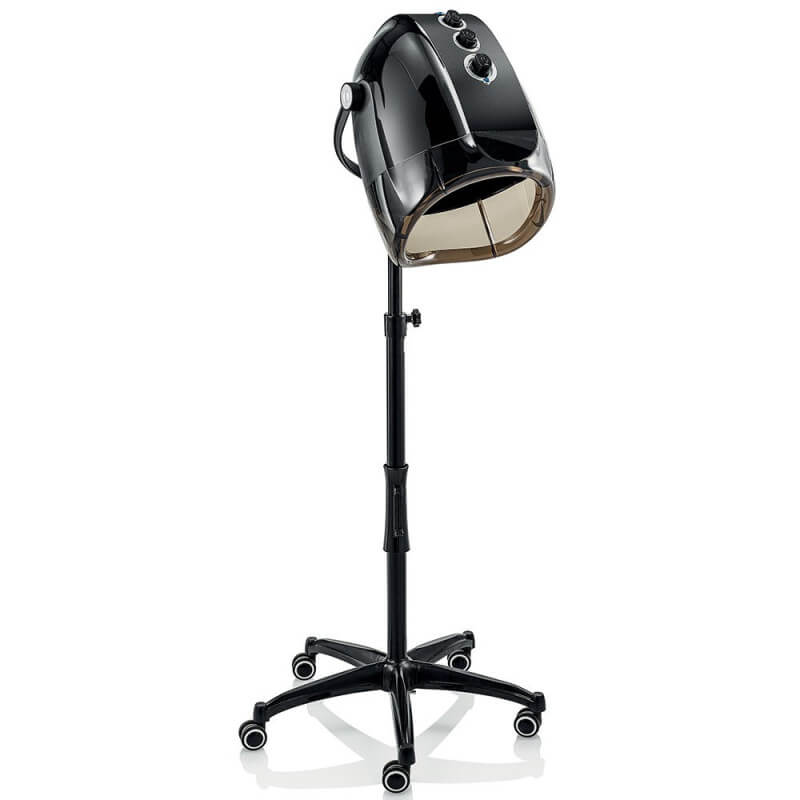 Secador de cabelo Eolo iónico e antiestático 1600 Stand preto.