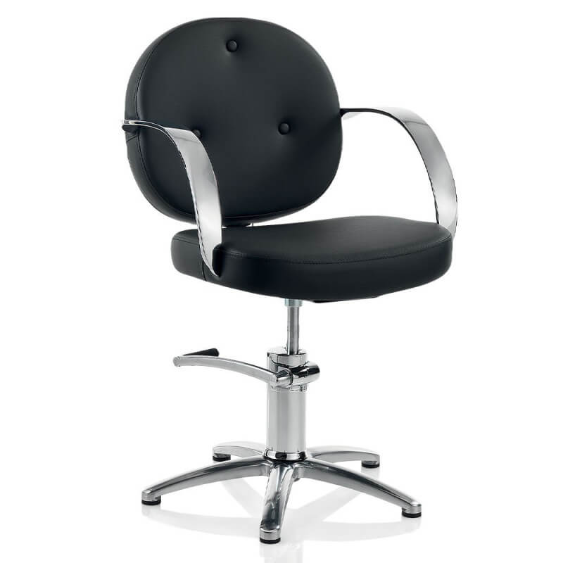 Cadeira de cabeleireiro Hair Colette com base em estrela.