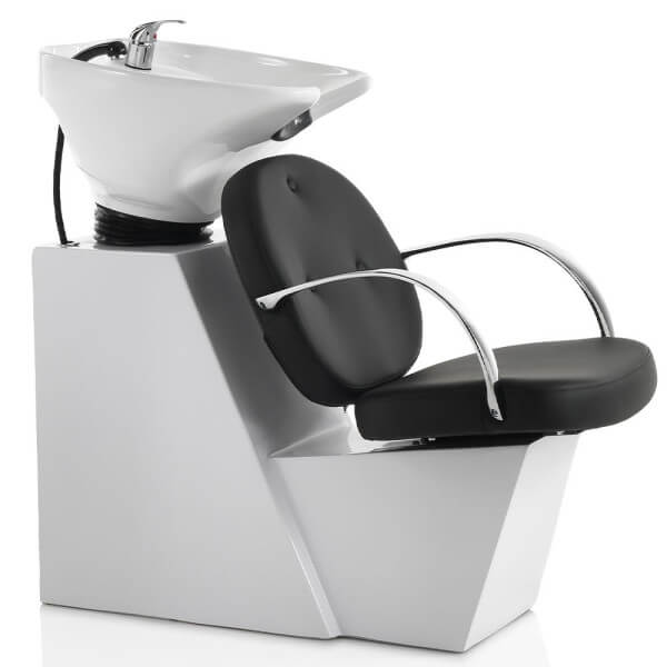 Bacia de lavagem para cabelo Colette branca Bacia de lavagem para cabelo Colette branca