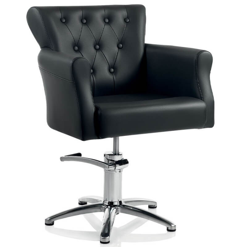Cadeira de cabeleireiro Hair Throne com base estrela