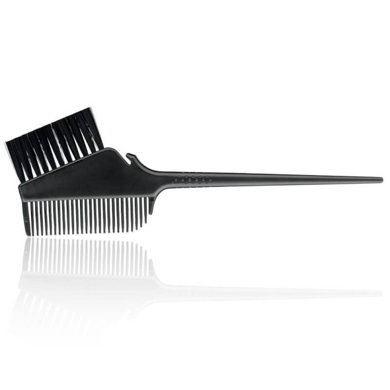 Borstel/kam met middelmatige haardichtheid. Borstel/kam met middelmatige haardichtheid.