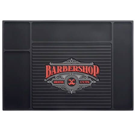 Siliconen mat voor de barbier.