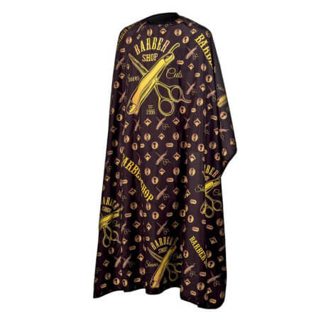 Black London XL barber cutting cape