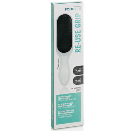 Raspador de pés de plástico de dupla face Re-Use Grip