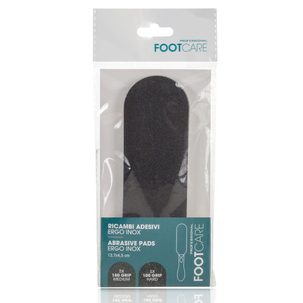 Recargas adesivas para a lima de pé Ergo Inox. Recargas adesivas para a lima de pé Ergo Inox.