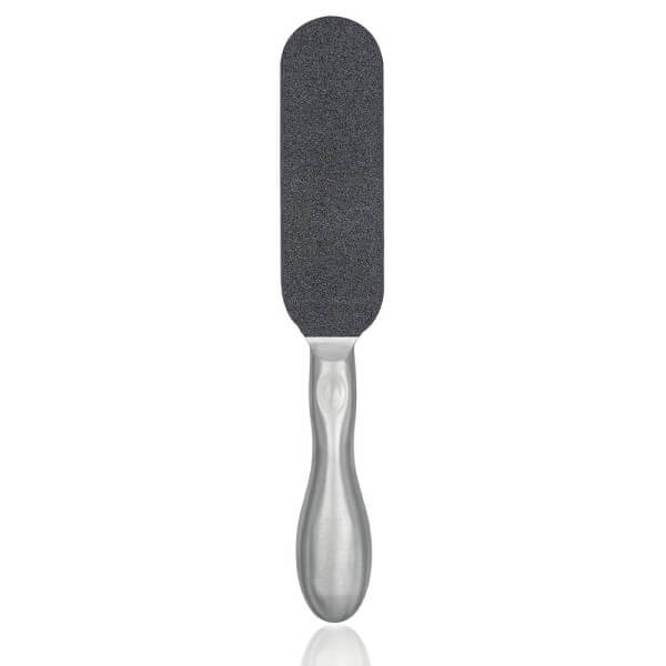 Raspador de pés em aço inoxidável de dupla face Ergo Inox Raspador de pés em aço inoxidável de dupla face Ergo Inox