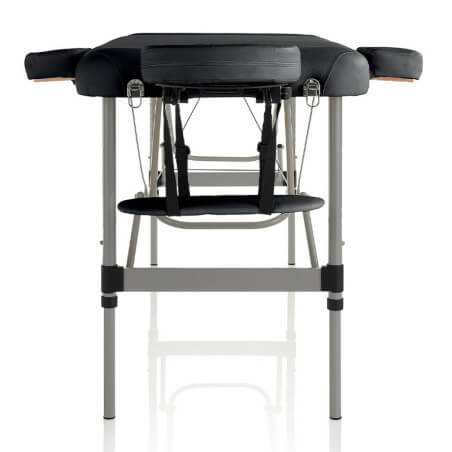 Esthetisch Master Comfort bed in zwart aluminium