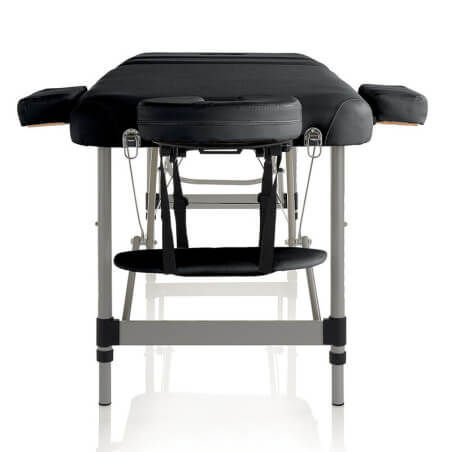 Esthetisch Master Comfort bed in zwart aluminium
