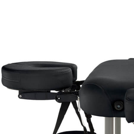Cama estética Master Confort em alumínio preto