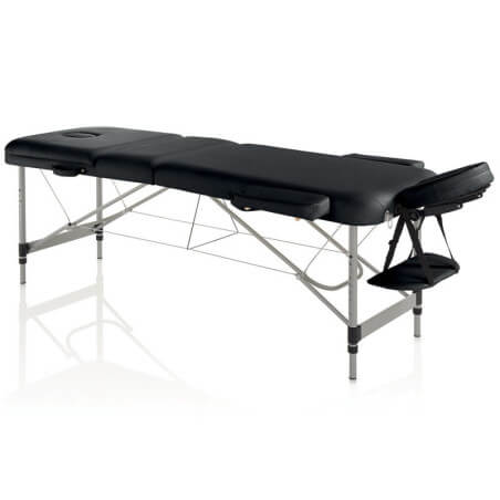 Esthetisch Master Comfort bed in zwart aluminium