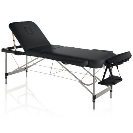 Esthetisch Master Comfort bed in zwart aluminium