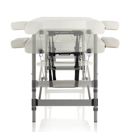 Esthetisch bed Master Comfort in wit aluminium