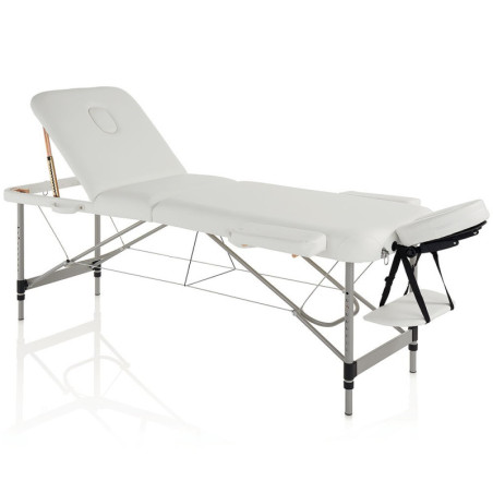 Ästhetisches Bett Master Comfort aus weißem Aluminium