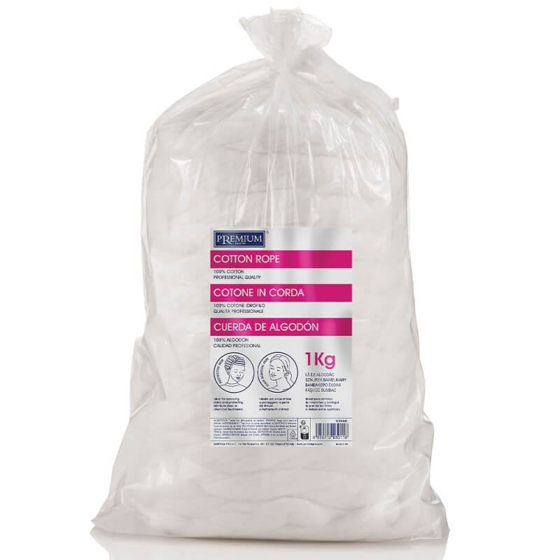 Corda de algodão 100% algodão, 1kg.