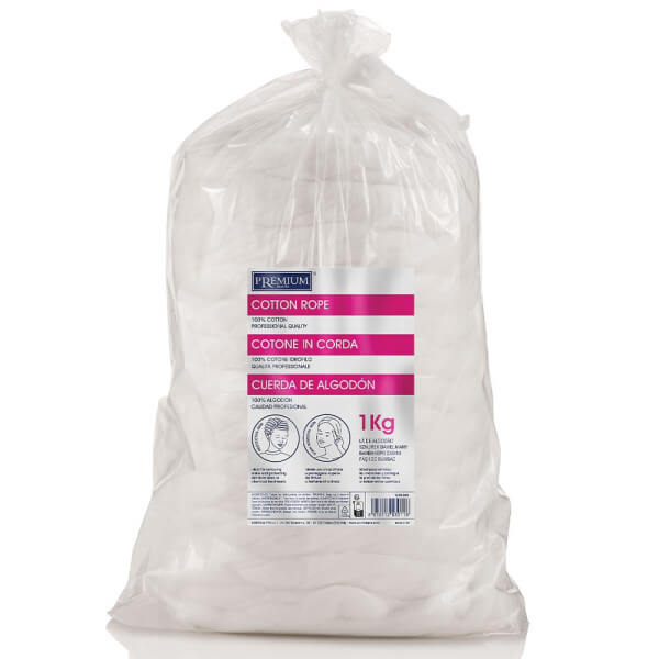 Corda de algodão 100% algodão, 1kg.