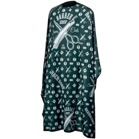 Capa de corte de barbeiro Chester Green XL