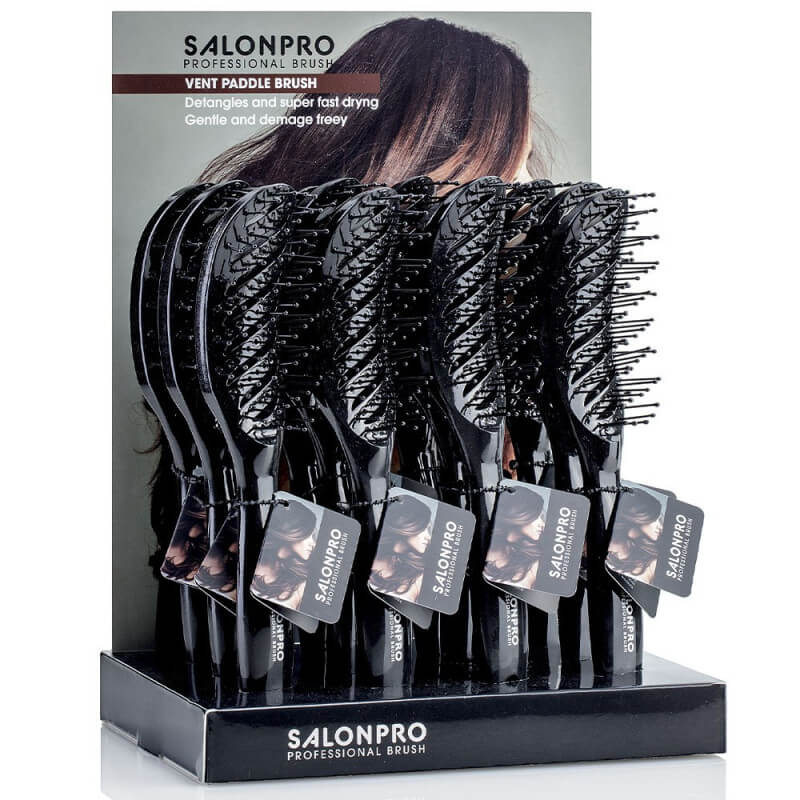 12 escovas Vent Paddle Brush Salon Pro