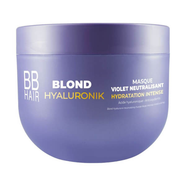 Maschera viola neutralizzante per capelli biondi all'acido ialuronico Generik 500ml