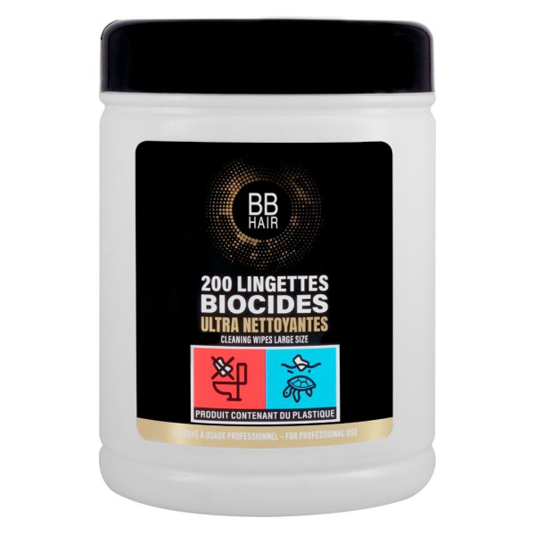 Lingettes biocide ultra detergenti BBHair Generik 200 pezzi
