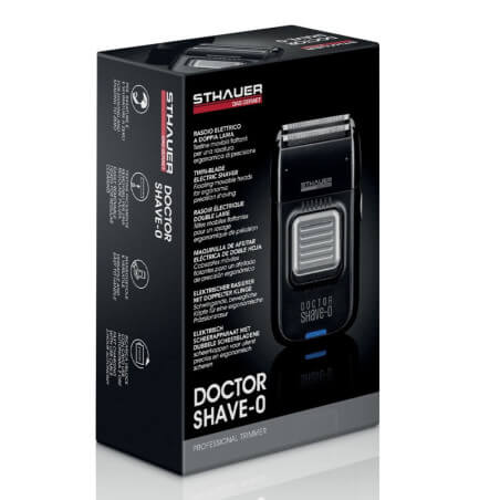 Barbeador elétrico de duas lâminas Doctor Shave-0