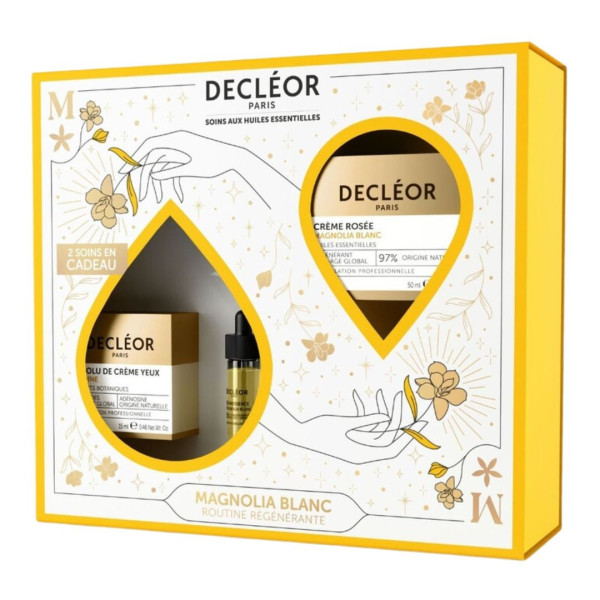 Coffret routine régénérante Magnolia Blanc Decléor